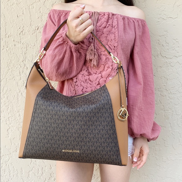 Michael Kors Large top Zip Hono Free Zip Pouch - Picture 5 of 7